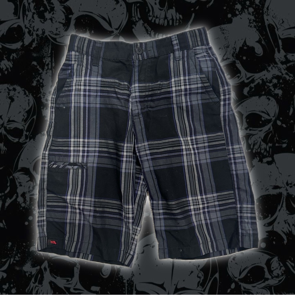 Tony Hawk Black and Gray Cargo Shorts